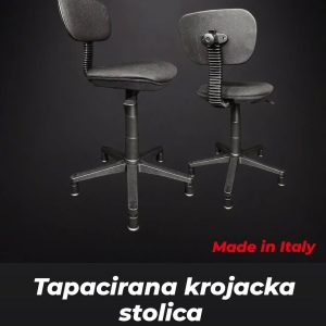 KROJAČKA RADNA STOLICA – CRNA